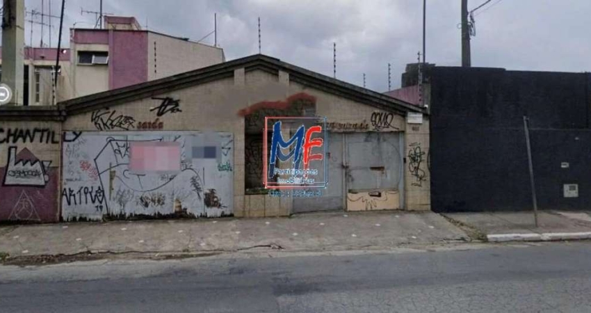 Ótima Terreno  localizado no bairro Parque da Mooca, 3.377m² a.c, 4.000 m² terreno ,  Frente 50m. ZONEAMENTO ZPI-1 - Não aceita permutas.   REF 12.921