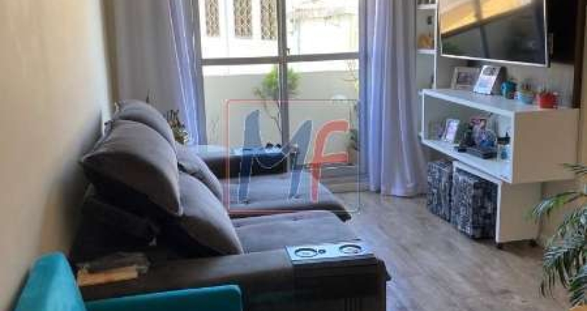 REF: 15.174 - Lindo apto na Chácara Belenzinho,  57 m² a.u., 2 quartos, sala, ampla cozinha com área de serviço, banheiro,  1 vaga e  Lazer.