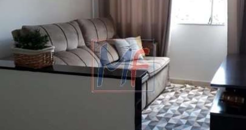 REF: 15.387 - Lindo apartamento no Jardim Três Marias,  56 m² a.u, 2 dormitórios, sala, cozinha, área de serviço, banheiro, 1 vaga e  Lazer.