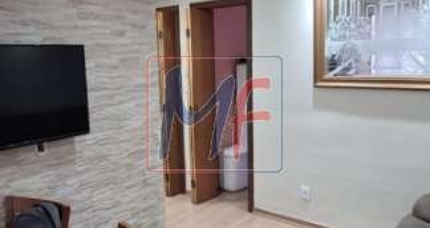 REF: 15.325 - Lindo apto no bairro Jardim Nove de Julho, com 47 m², 2 dormitórios, sala, cozinha, banheiro, área de serviço, 2 vagas. Lazer.