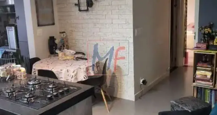 REF: 15.417 - Apto no Carandiru, a 15 min do metrô, com 47m², 2 quartos (1 suíte), cozinha americana, área de serviço, 2 vagas. Lazer.