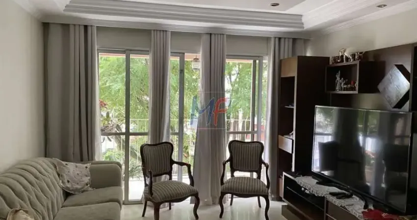 REF: 15.796 - Lindo apto  Vila Paulicéia, de 120 m² a.u. , 3 quartos (1 suíte) , sala, cozinha, banheiro, área de serviço, 2 vagas cobertas e Lazer.