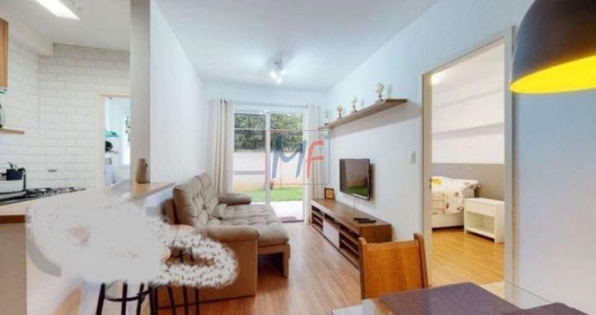REF 16.056 Lindo apto Garden Vila Guarani, 71 m² a.u, 1 suíte, sala, cozinha americana, varanda gramada, armários embutidos, 1 vaga, Lazer.