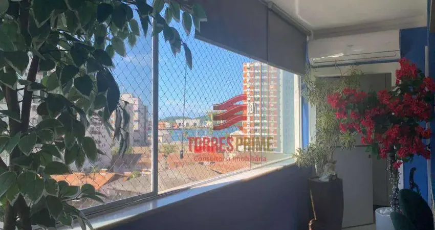 Apartamento com 2 dormitórios à venda, 137 m² por r$ 999.000,00 - ponta da praia - santos/sp