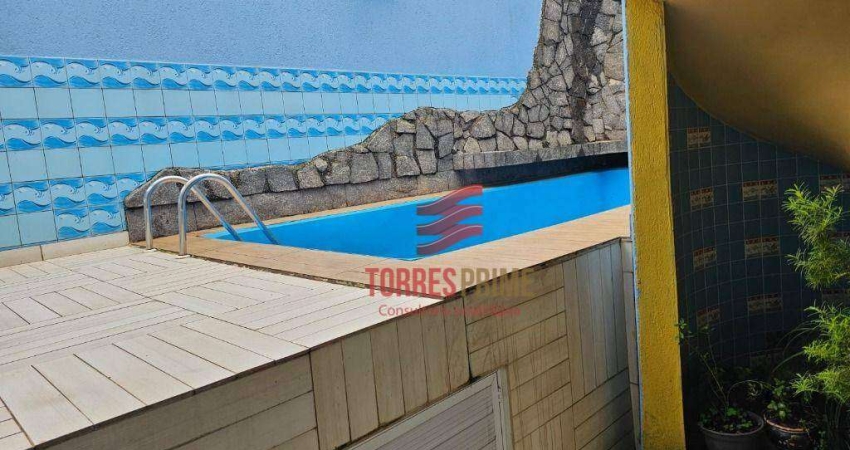 Cobertura com 4 dormitórios à venda, 350 m² por R$ 2.500.000,00 - Ponta da Praia - Santos/SP
