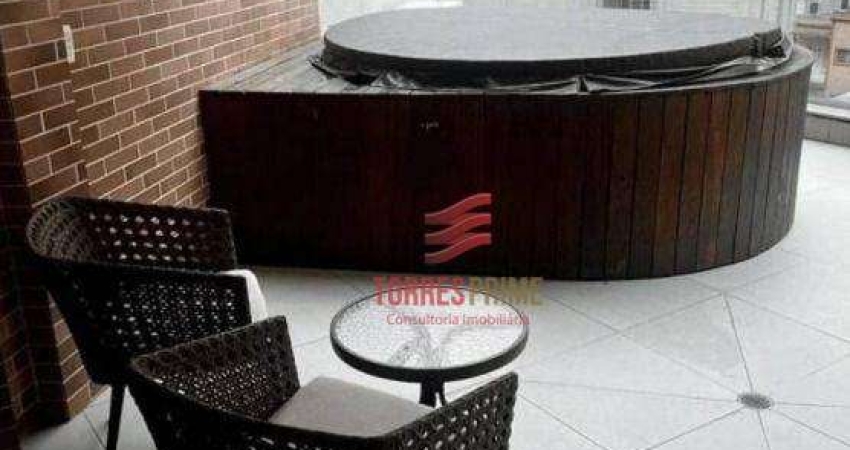 Apartamento com 1 dormitório com Lazer Completo à venda, 45 m² por R$ 720.000 - Gonzaga - Santos/SP