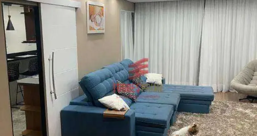 Lindo Apartamento com 2 dormitórios e 1 suíte, à venda por R$ 640.000 - Marapé - Santos/SP