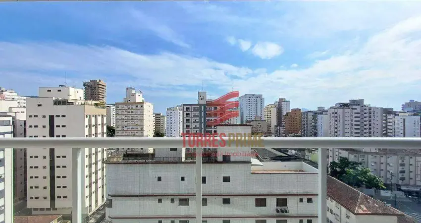 Apartamento novo, alto padrão com 2 dormitórios à venda por r$ 1.520.000 - aparecida - santos/sp