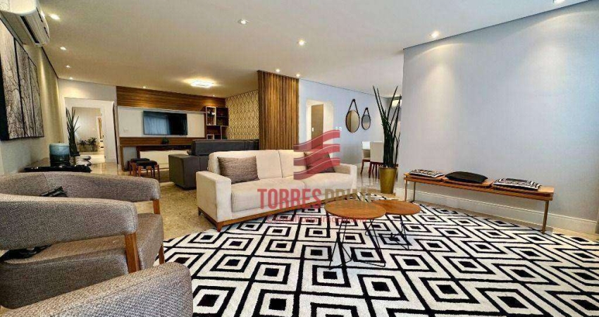 Apartamento à venda com 4 dormitórios à venda, 233 m² por R$ 1.900.000 - Boqueirão - Santos/SP