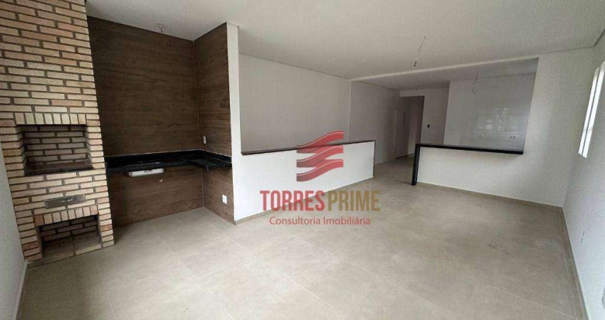 Sobrado com 2 dormitórios , 2 suítes, churrasqueira à venda, 80 m² por R$  690.000,00 - Vila Belmiro - Santos/SP