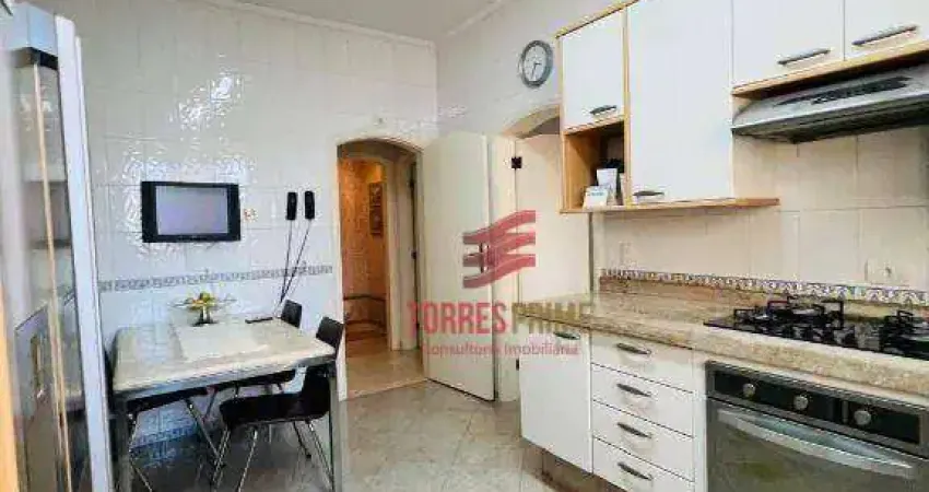 Apartamento com 3 dormitórios à venda, 209 m² por r$ 2.500.000,00 - boqueirão - santos/sp
