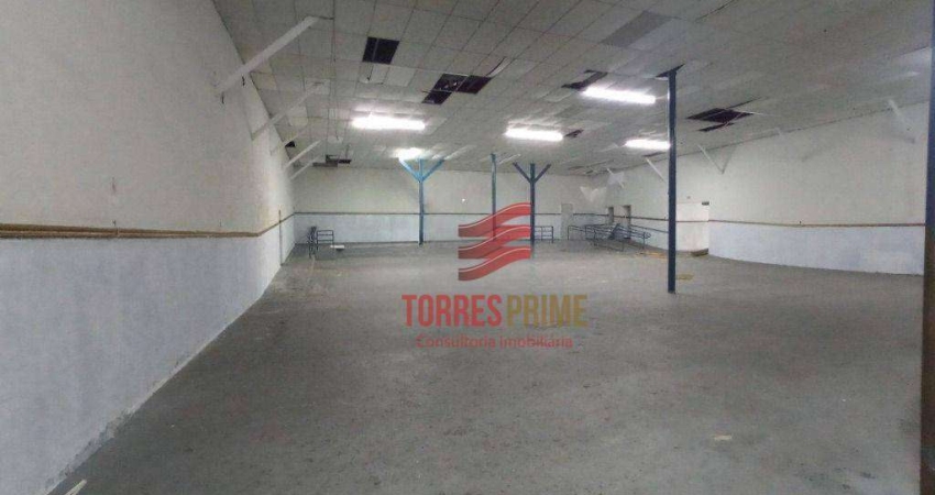 Galpão para alugar, 652 m² por R$ 16.000/mês o pacote - Parque São Vicente - São Vicente/SP