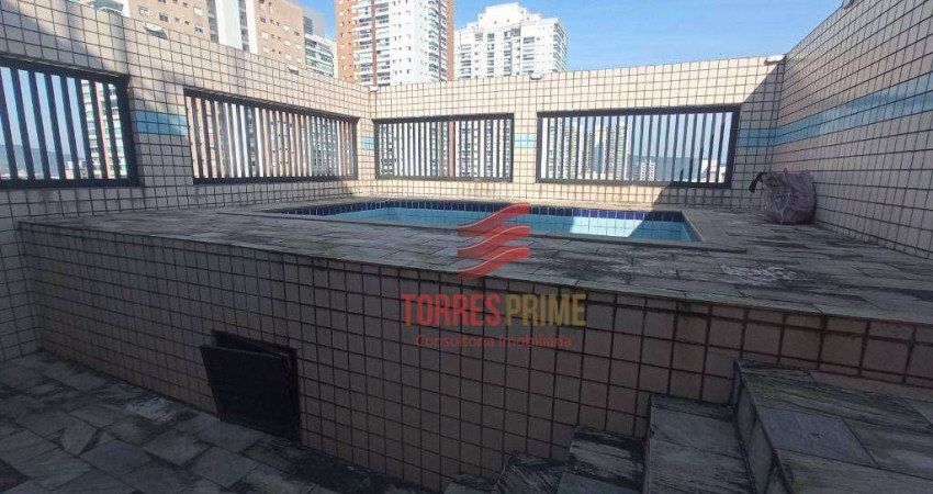 Cobertura com 3 dormitórios à venda, 208 m² por R$ 1.200.000,00 - Ponta da Praia - Santos/SP