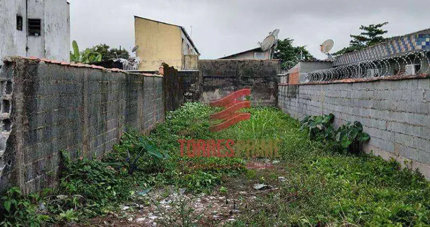 Terreno à venda, 336 m² por R$ 195.000,00 - Vila Nossa Senhora de Fátima - São Vicente/SP