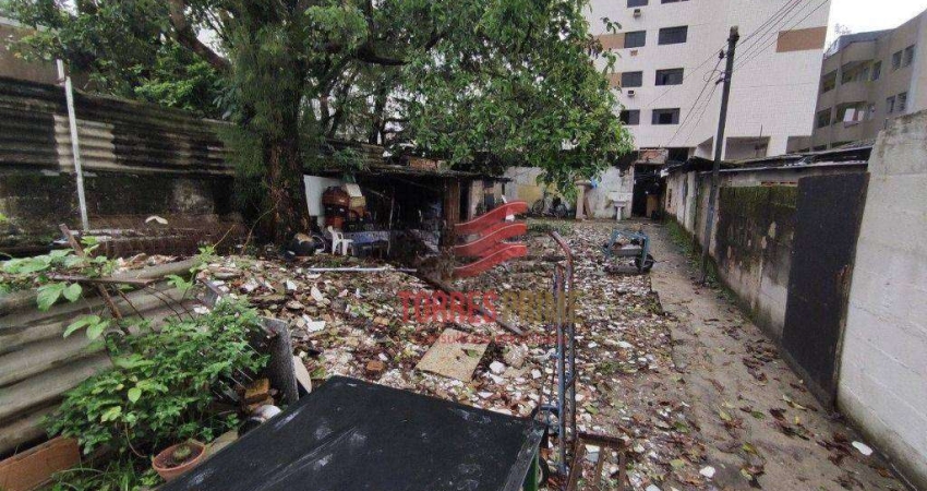 Terreno à venda, 720 m² por R$ 2.400.000,00 - Encruzilhada - Santos/SP