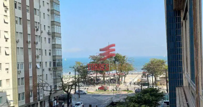 Apartamento com 3 dormitórios à venda, 233 m² por r$ 1.500.000,00 - boqueirão - santos/sp