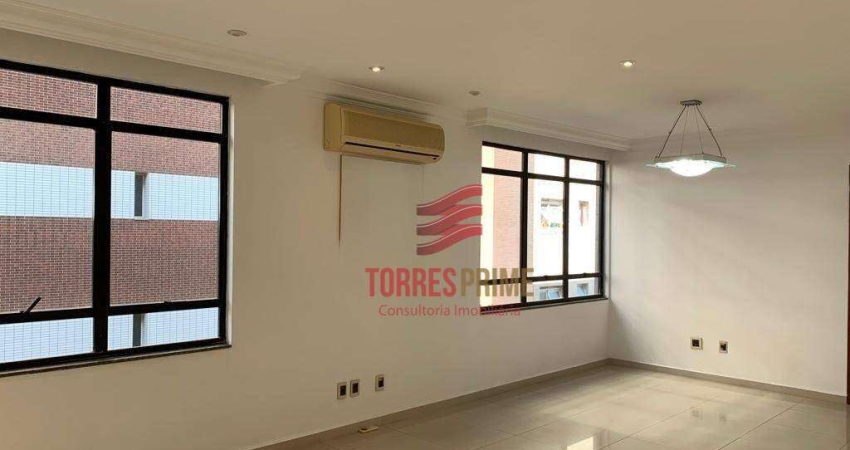 Apartamento com 3 dormitórios para alugar, 216 m² por R$ 8.900,02/mês - Pompéia - Santos/SP