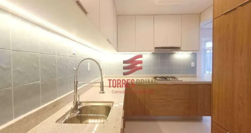 Apartamento com 2 dormitórios à venda, 90 m² por R$ 752.000,00 - Boqueirão - Santos/SP