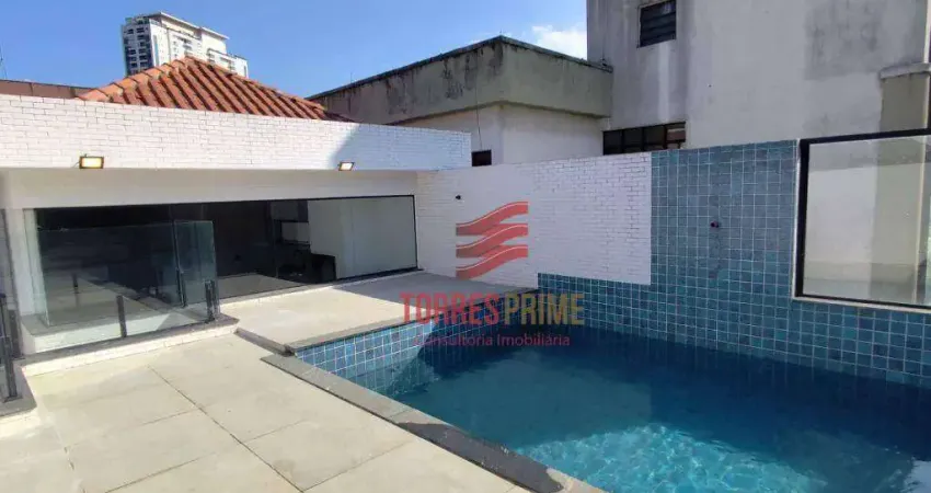 Sobrado com 4 dormitórios à venda, 290 m² por r$ 1.945.000,00 - boqueirão - santos/sp