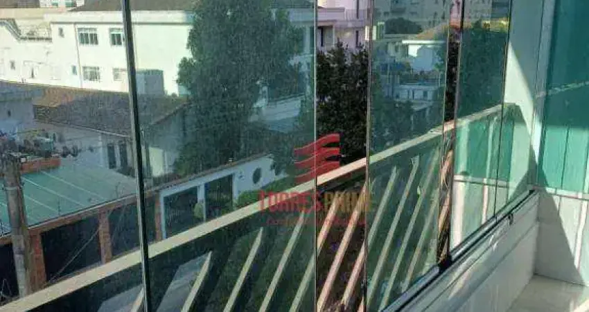 Apartamento à venda, 77 m² por r$ 453.000,00 - embaré - santos/sp