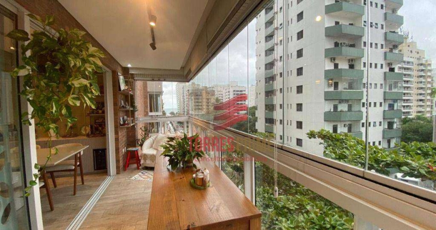 Apartamento com 3 dormitórios à venda, 159 m² por R$ 1.995.000,00 - Embaré - Santos/SP