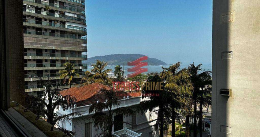 Apartamento com 2 dormitórios, 125 m² - venda por R$ 960.000,00 ou aluguel por R$ 6.499,12/mês - Embaré - Santos/SP