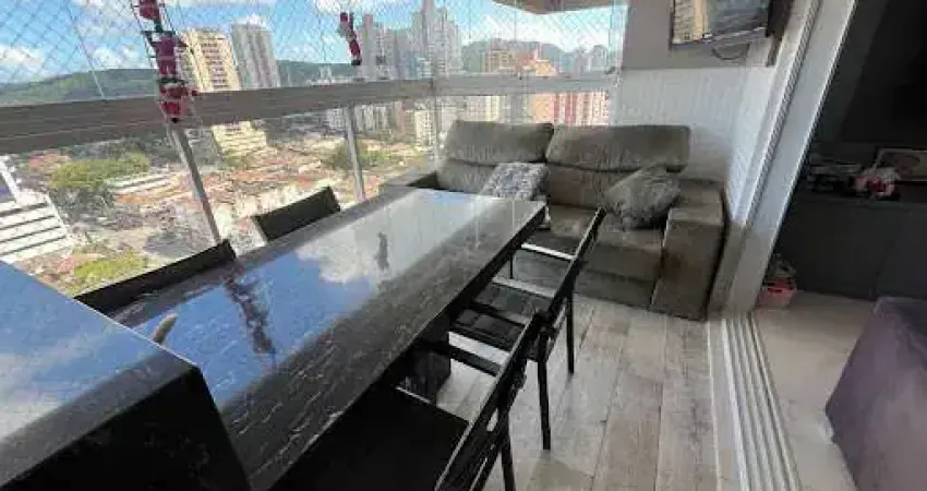 Apartamento com 3 quartos para alugar no Ponta da Praia, Santos 