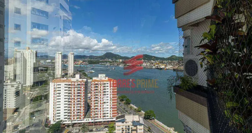 Apartamento com 3 dormitórios à venda, 199 m² por R$ 3.299.000,00 - Ponta da Praia - Santos/SP