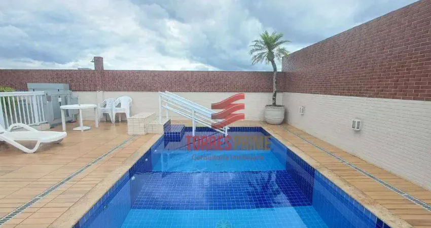 Apartamento com 2 dormitórios, Piscina, 67 m² - venda por R$ 585.000 -  Encruzilhada - Santos/SP