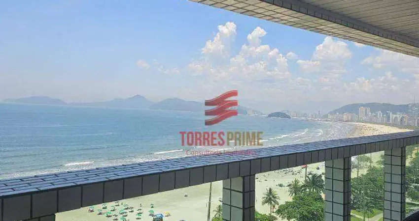 Apartamento com 3 dormitórios à venda, 125 m² por r$ 910.000,00 - boqueirão - santos/sp