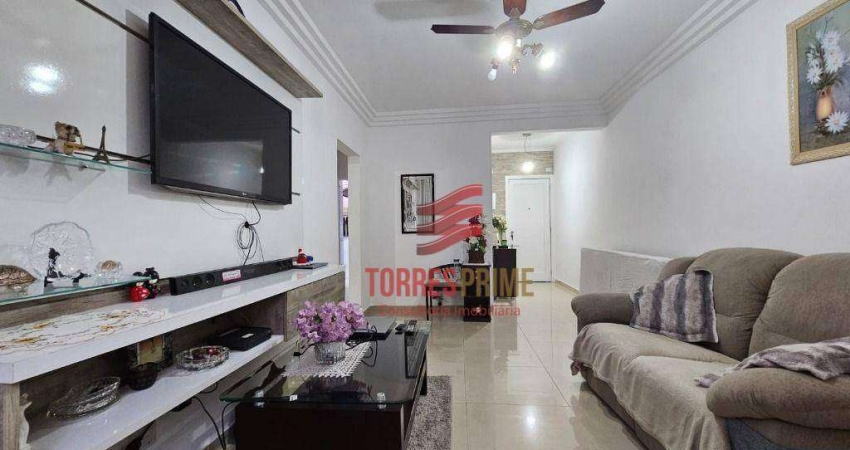 Apartamento com 2 dormitórios à venda, 70 m² por R$ 440.000,00 - Aparecida - Santos/SP