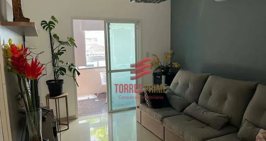 Linda Casa Sobreposta Alta com 2 dormitórios à venda, 200 m² por R$ 1.100.000 - Marapé - Santos/SP