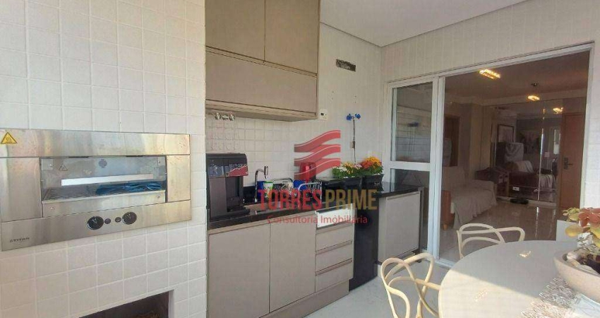 Apartamento com 3 dormitórios com Lazer Completo e Vista Livre à venda, 81 m² por R$ 1.120.000 - Boqueirão - Santos/SP