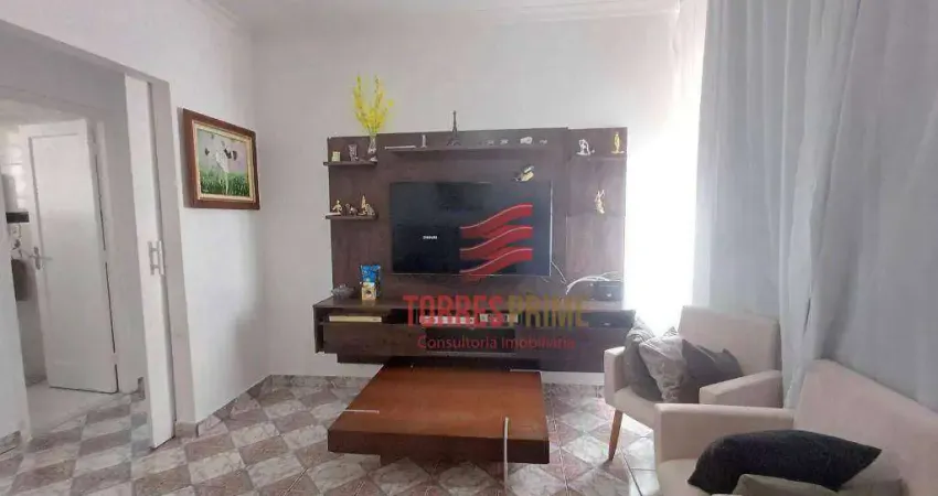 Apartamento com 2 dormitórios à venda, 72 m² por r$ 450.000,00 - gonzaga - santos/sp