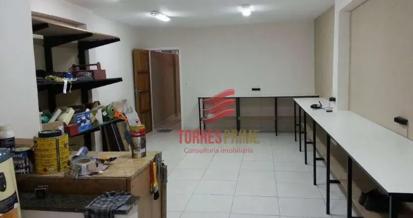 Casa comercial 4 salas com banheiro, Centro, Santos SP