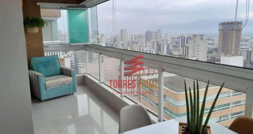 Apartamento com 2 dormitórios à venda, 84 m² por R$ 850.000,00 - Boqueirão - Praia Grande/SP