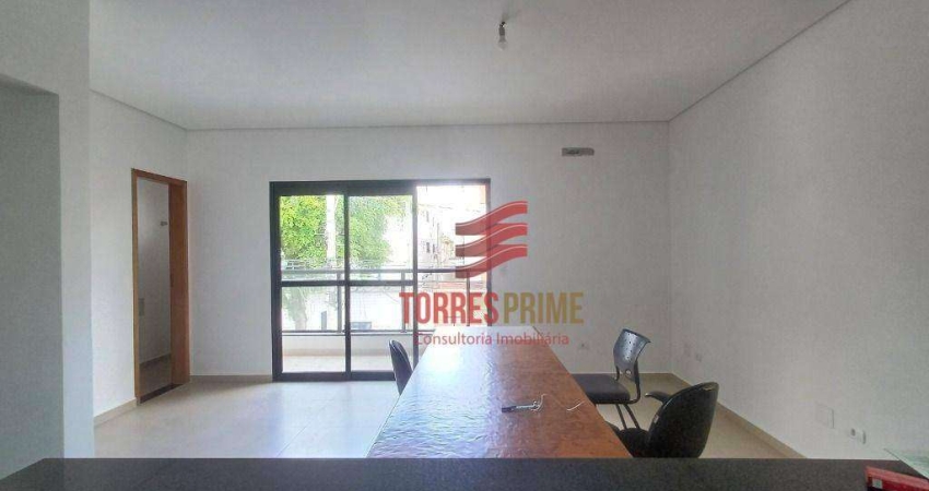 Casa sobreposta Alta com 2 dormitórios, 2 suítes e Varanda Goumet à venda, 97 m² por R$ 790.000 - Embaré - Santos/SP