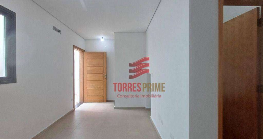 Casa Tipo Sobrado com 2 dormitórios sendo 2 suítes e quintal à venda, 78 m² por R$ 740.000 - Embaré - Santos/SP