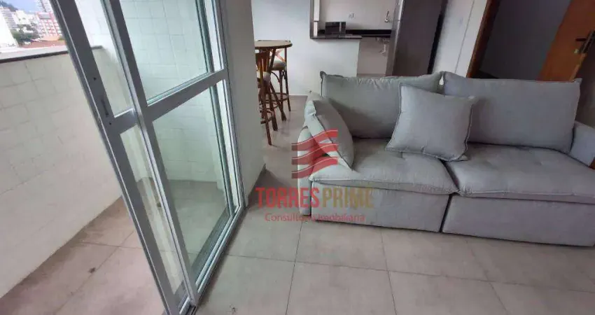 Apartamento com 2 dormitórios à venda, 74 m² por R$ 640.000,00 - Campo Grande - Santos/SP