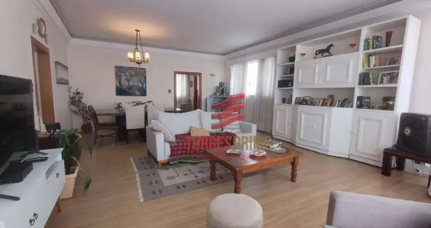 Apartamento com Vista Parcial do Mar, com 3 dormitórios à venda, 137 m² por R$ 820.000 - Boqueirão - Santos/SP