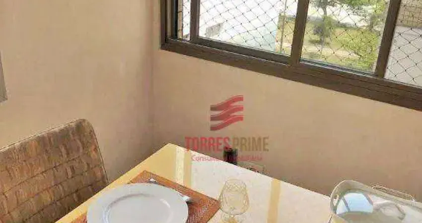 Apartamento com 3 dormitórios à venda, 83 m² por R$ 750.000,00 - Boqueirão - Santos/SP