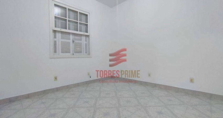 Kitnet com 1 dormitório para alugar, 32 m² por R$ 2.200,00/mês - Embaré - Santos/SP