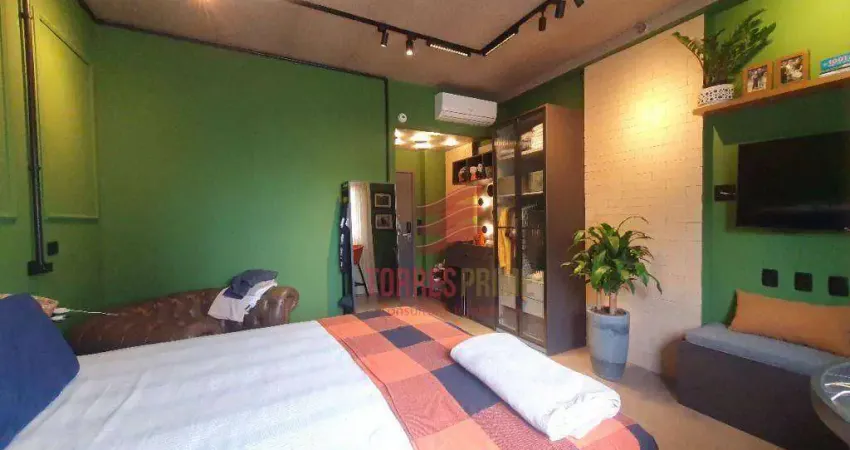 Kitnet / Stúdio para alugar na Avenida Marechal Floriano Peixoto, Pompéia, Santos