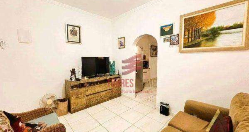 Apartamento com 2 dormitórios à venda, 60 m² por R$ 360.000,00 - Boqueirão - Santos/SP