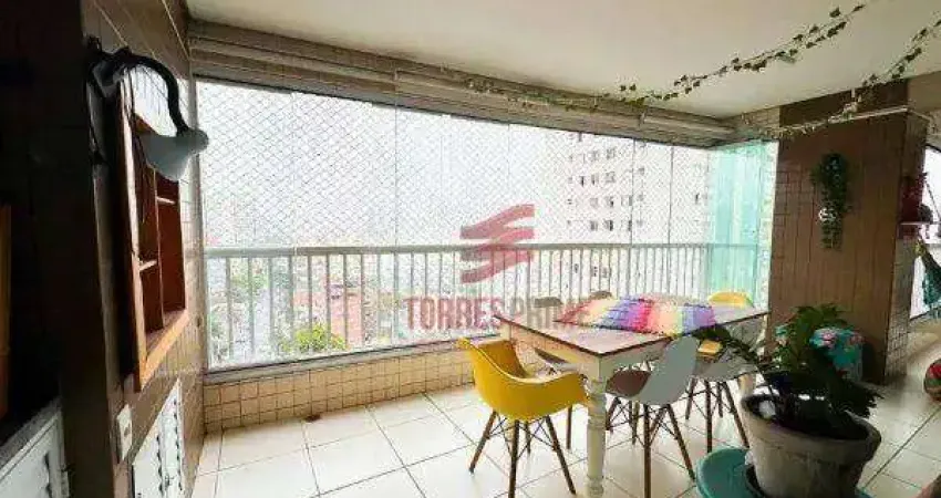 Apartamento com 3 dormitórios à venda, 94 m² por R$ 950.000,00 - Encruzilhada - Santos/SP