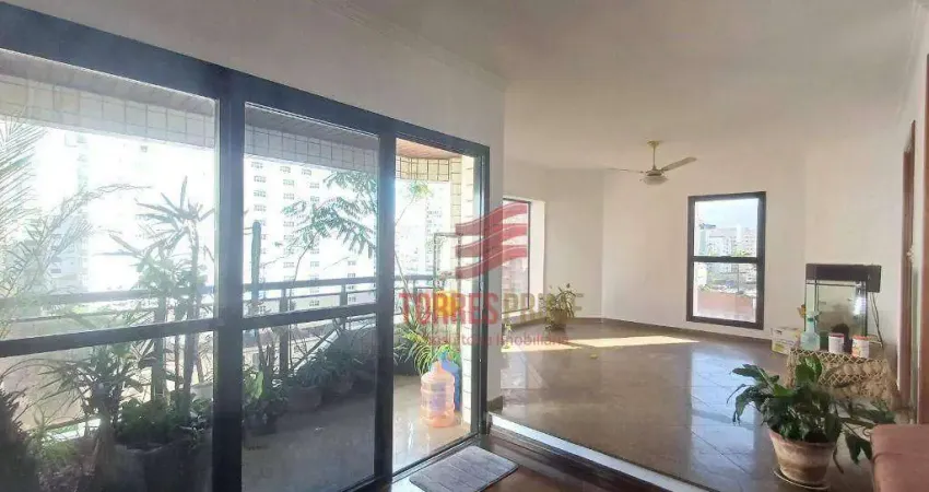 Apartamento com 4 dormitórios com 3 Vagas de Garagem Demarcadas à venda, 240 m² por R$ 1.600.000 - Boqueirão - Santos/SP
