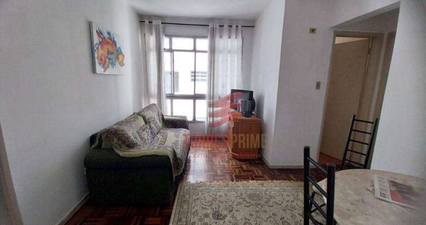 Apartamento com 1 dormitório à venda, 60 m² por R$ 400.000,00 - Embaré - Santos/SP