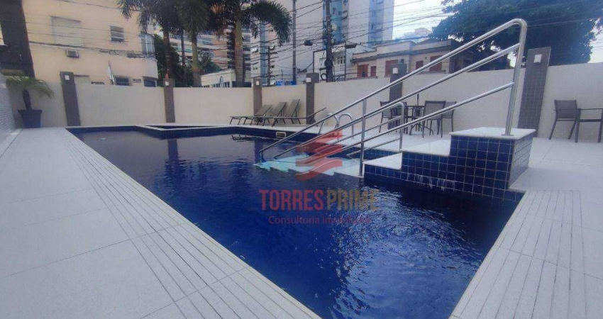 Apartamento com 2 dormitórios à venda, 128 m² por R$ 1.650.000,00 - Embaré - Santos/SP