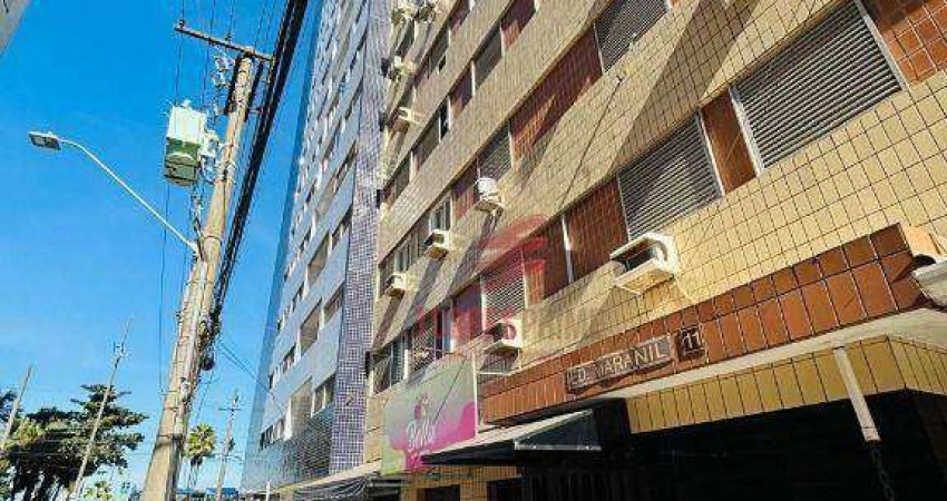Studio com 1 dormitório à venda, 38 m² por R$ 295.000,00 - Embaré - Santos/SP