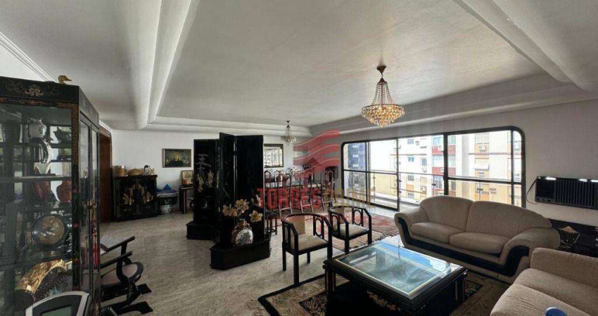Apartamento com 4 dormitórios à venda, 258 m² por R$ 2.200.000,00 - Gonzaga - Santos/SP